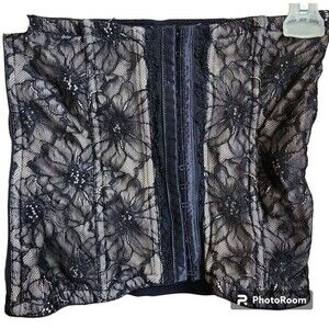 Maidenform Black Corset Size Small Lace
